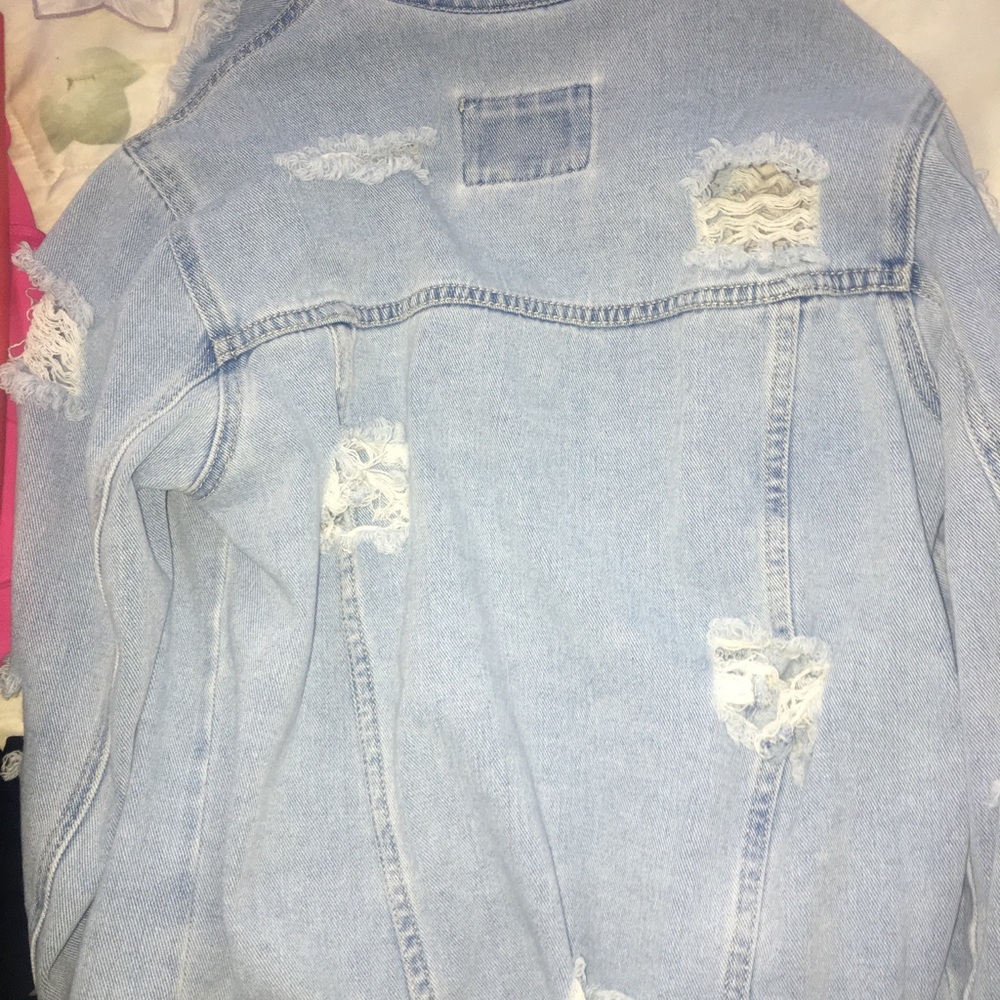 ripped jean jacket